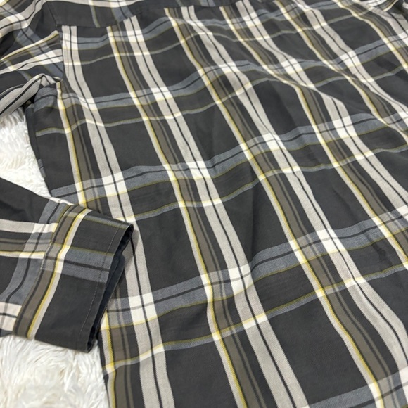 Columbia Men’s Flannel Shirt Plaid Long Sleeve Button Down Omni-Wick Vented Med - Picture 9 of 11